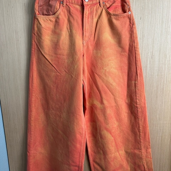 We The Free Pink Flare Jeans - Picture 3 of 9